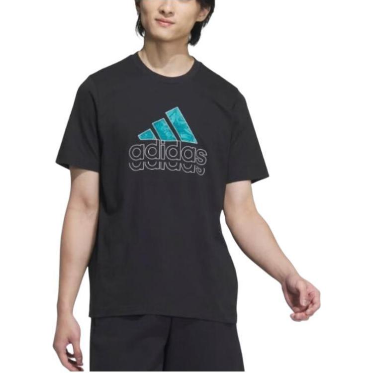 Adidas T Shirt Men's Black/White JE3202