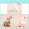 Cute Rabbit Plush Doll Keyring With Moveable Ears For Kids And Teens