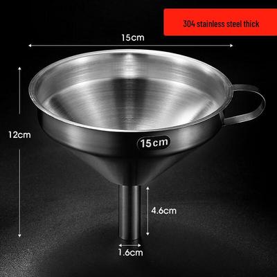 304 Stainless Steel Multipurpose Kitchen Funnel with Filters