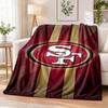 San Francisco 49ers Printed Flannel Blanket Warm Comfort Bed Throw For Indoor Home Decoration
