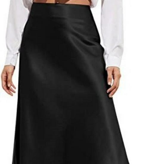 2023 Autumn Women's High Elastic Satin Short Skirt with Modern Design