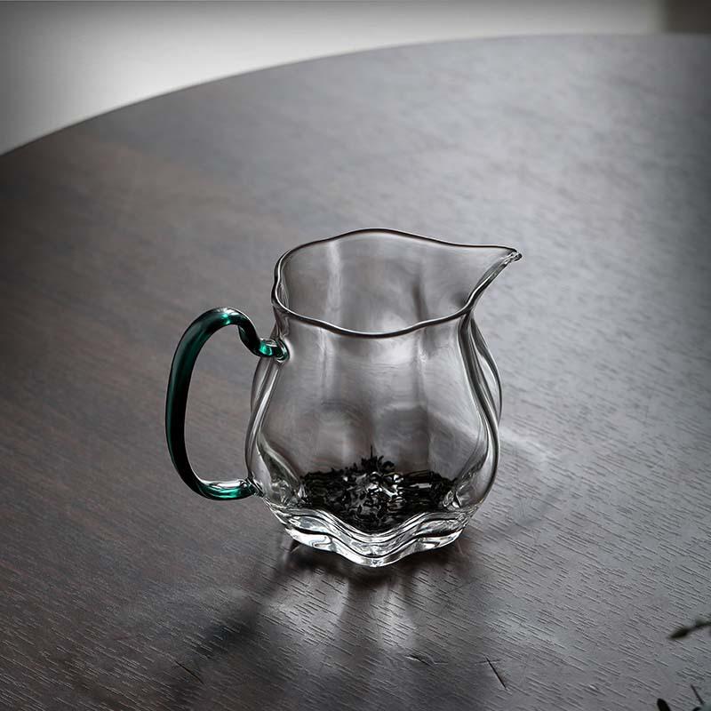 200ml Japanese Tea Fair Cup - Glass Serving Pitcher for Kung Fu Tea Ceremony