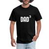 DAD Cubed Funny Father of Three | Geeky Father??s Day Men's T-Shirt Unisex T-Shirt