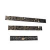 Multifunctional Gold Plated Ruler, 3 Pieces 6.3 or 7.87 or 10.23 Inch, Electronic Protractor, IC Wire Pitch, Resistance, PCB Measuring Gauge