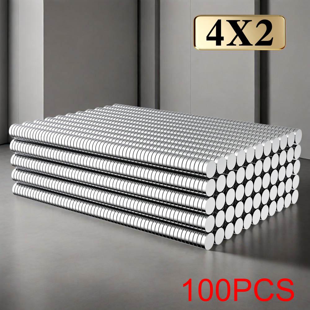 4x2mm Imans Refrigerator Magnets for DIY Office Whiteboard Workshop Suitable Tools Home Workplace