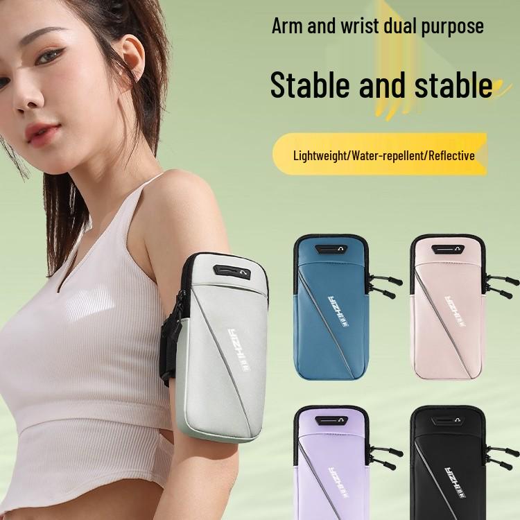 Waterproof Sports Armband for Phones - Thin Fitness Sleeve & Wrist Bag for Men and Women