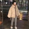 Women's Spring/Summer Loose Fit Korean-Style Thickened Cotton-Padded Coat