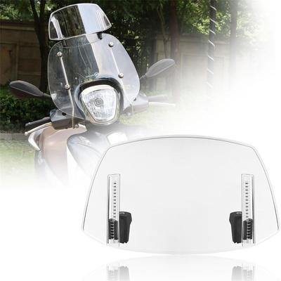 Motosiklet Ön Cam Uzatma Ön Cam Deflektörü Ayarlanabilir Klipsli Ön Cam Evrensel Çoğu Motosiklet İçin