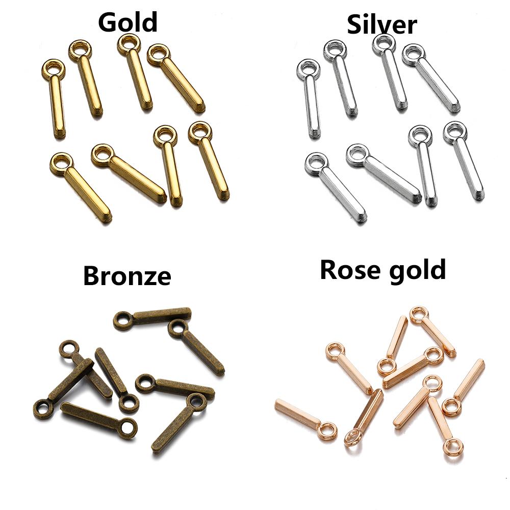 26-30Pcs 7X16 mm Alloy 26 Alphabet A-Z Letters Charms Pendants For DIY Bracelet Necklace Jewelry Making Supplies Accessories