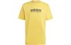 T Shirts Men's Yellow Crew Neck Moderate Straight Fit IC9818