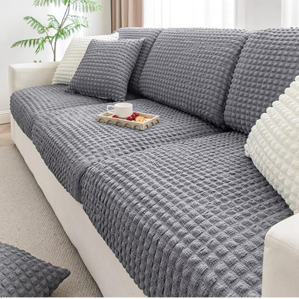 

чехол на диван из сирсакера 2025 новый всесезонный универсальный всевключающий универсальный чехол защита от царапин кошек универсальный защитный чехол same pillow cover 45 * 45cm