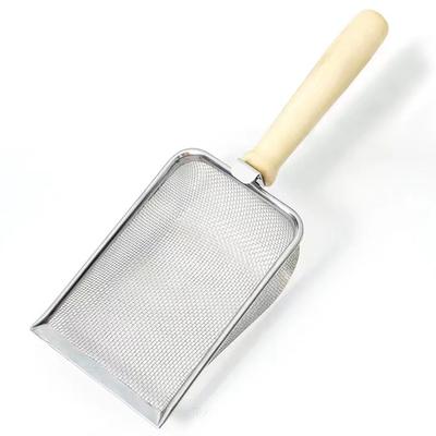 Fine Mesh Cat Litter Mesh Scoop Metal Mesh Cat Litter Scoop Reptile Sand Substrate Scoop Shovel