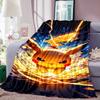 Pokémon Pikachu Series Flannel Blanket—Soft To the Touch, the Perfect Choice for Home Relaxation; an Excellent Gift for Pokémon