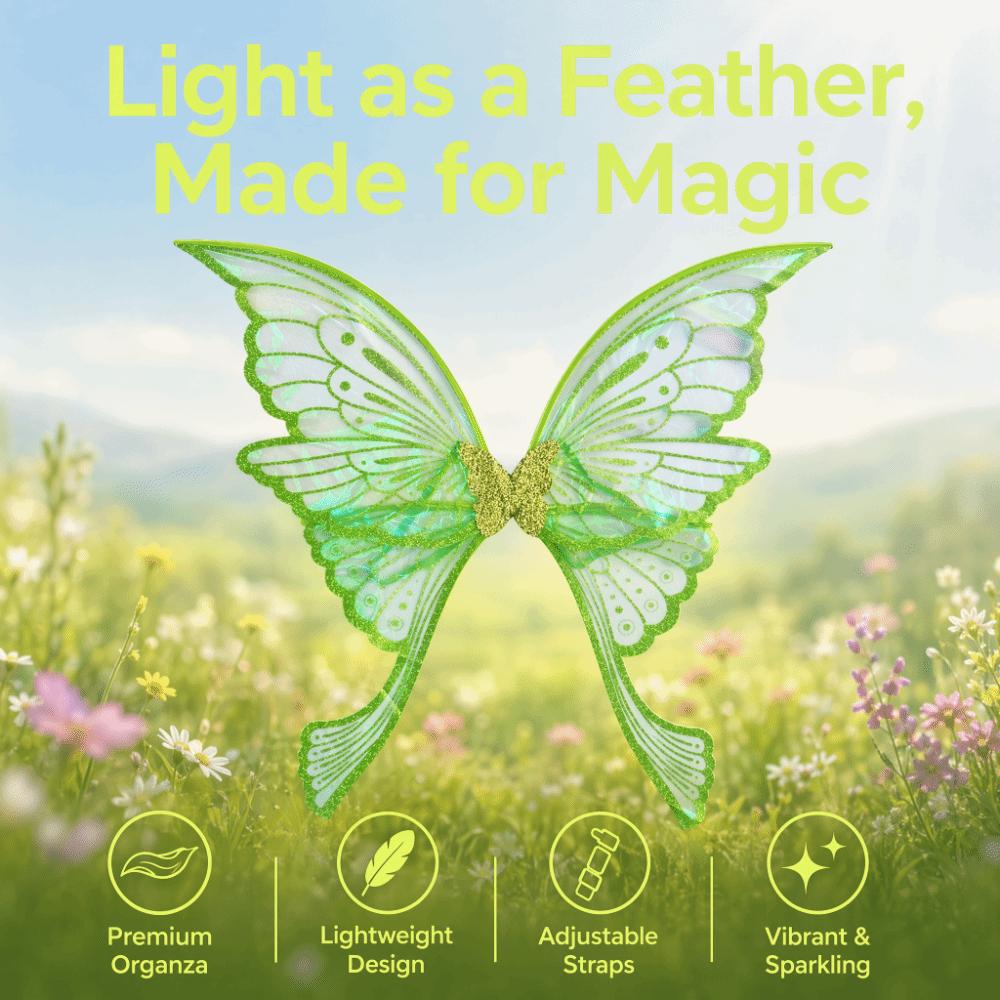Sparkling Fairy Wings Phoenix Tail Butterfly Butterfly Costume Wings for Women Girls