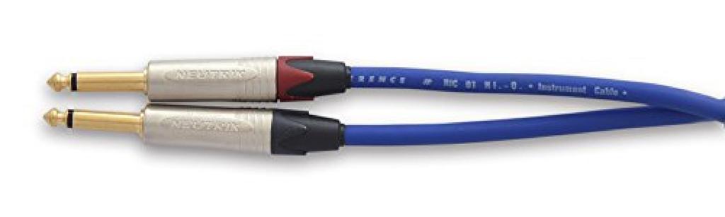 Reference Cables RIC 01 Live Performance Cable, Blue, Straight-to-Straight, 6m