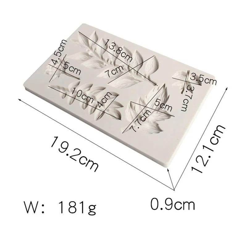 

1 шт. 3D форма для силикона в форме длинных листьев, форма для мастики, шоколада, печенья, инструмент для украшения торта для выпечки на кухне своими руками, форма для мыла ручной работы