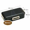 Skater Ag+ Antibacterial Fluffy Lunch Box 830ml Large Capacity Retro French Black Made In Japan PFLB8AG
