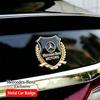 TGM3   2Pc 3D Metal Car Fender Trunk Stickers Badge Emblem Decal For MERCEDES BENZ W203 W204 W205 W209 W210 W211 W212 W176 W166 W163