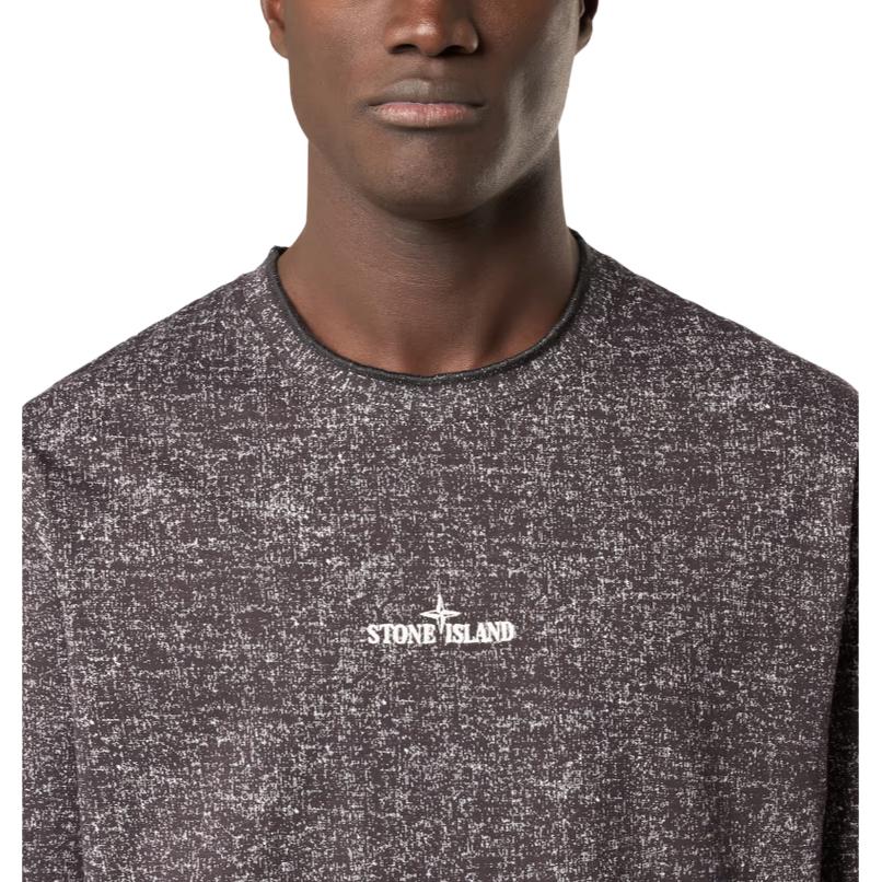 STONE ISLAND Simple Cotton Knit Short Sleeve Crew Neck T-Shirt Men Tops Burgundy K1S1521000-34S0A66-V0011
