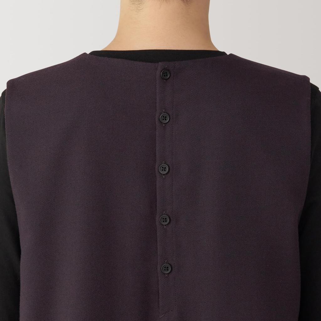 MUJI Women's Brushed Jumper Skirt, BC2K0A4A, Bordeaux, Size XS