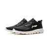 New LiNing Cushioning, Wear Resistant Low Top Casual Running Shoes Men's Black Ivory ARSV077-1