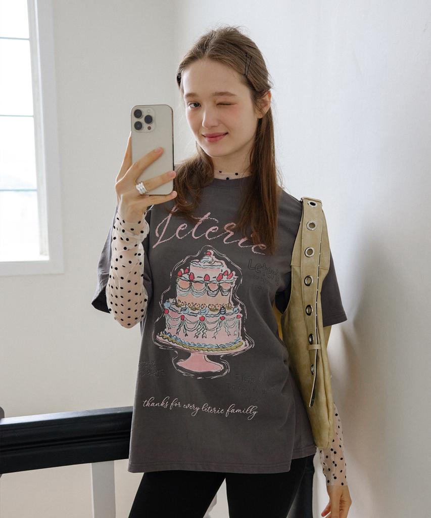 Leteoli Sweet Cake T-Shirts_3Color