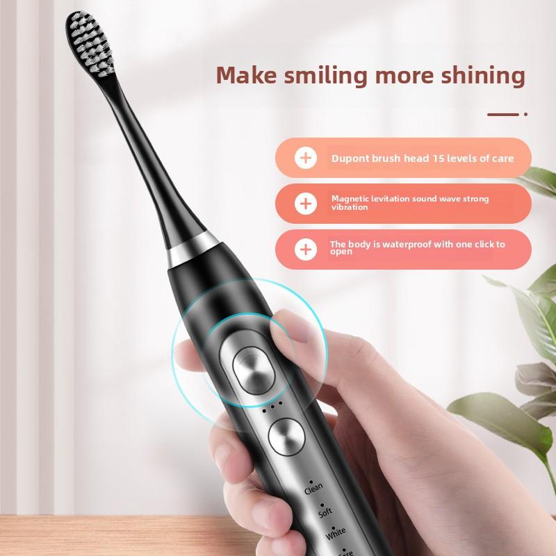 Ultrasonic Electric Toothbrush Induction Adult Rechargeable Vibration Soft Hair