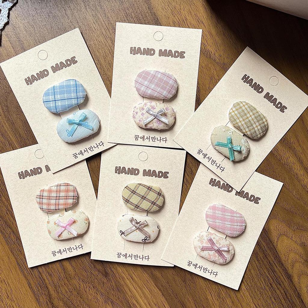 Floral Baby Hair Clips: No-Damage Fabric Hairpins for Infants & Toddlers