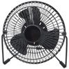LED USB Clock Fan with Real Time Clock Temperature Display 360 Rotation Personal Table Cooling Fan Low Noise for Home and Office