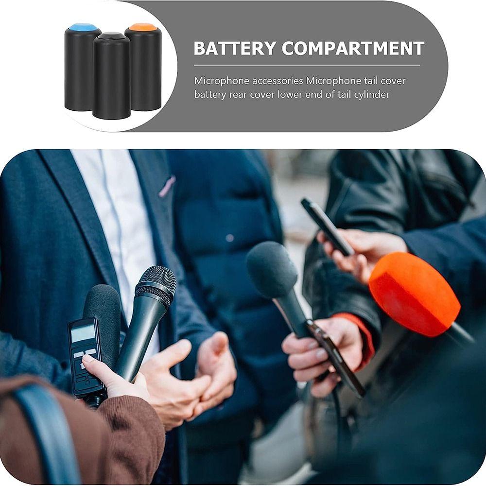 Replacement Parts PGX2/SLX2/PG58/SM58 Wireless Mic Microphone Cover Mic Battery Cover Screw On Cap