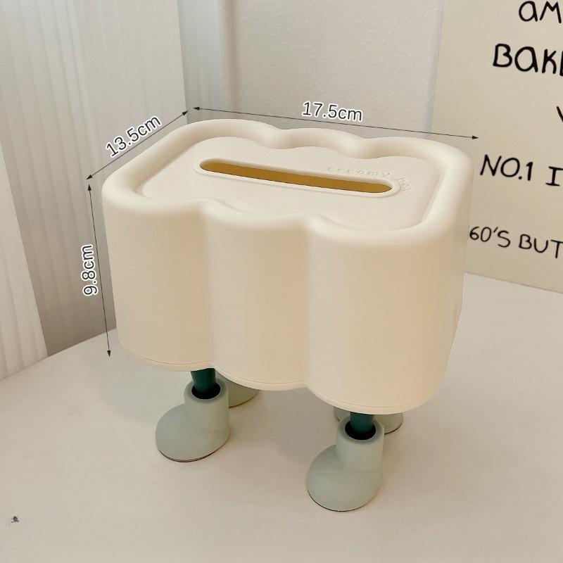 Desktop Tissue Box Household Living Room Cloud Pumping Paper Box Table Napkin Storage Box