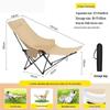OEING Portable Reclining Camping Fishing Chair with Leg Rest