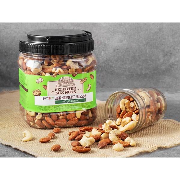 Gomgom Selected Mixed Nuts, 850g, 2 pieces, Korean nuts