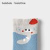 BalaBala Kids Winter Warm Cotton Terry Socks (4 Pairs)