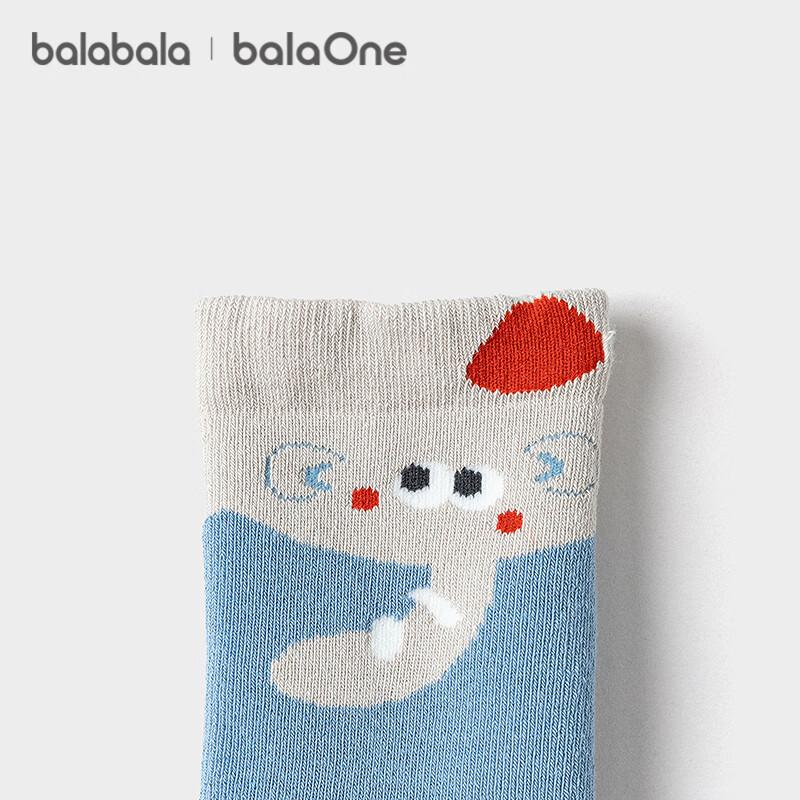 BalaBala Kids Winter Warm Cotton Terry Socks (4 Pairs)