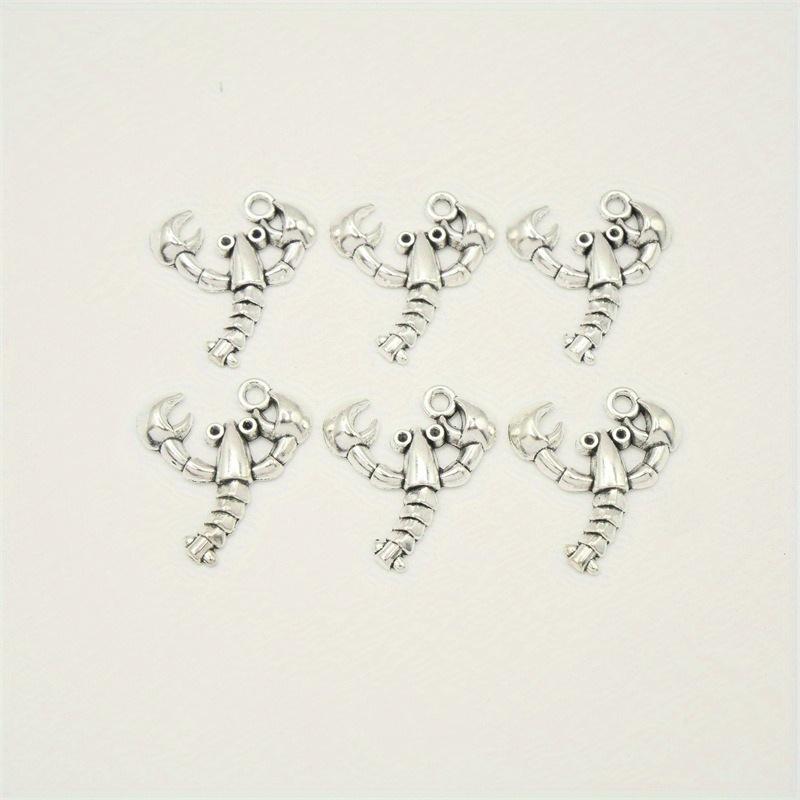 20pcs DIY Jewelry Accessories Retro Pendant Zinc Alloy Lobster Pendant for Jewelry Making Necklace