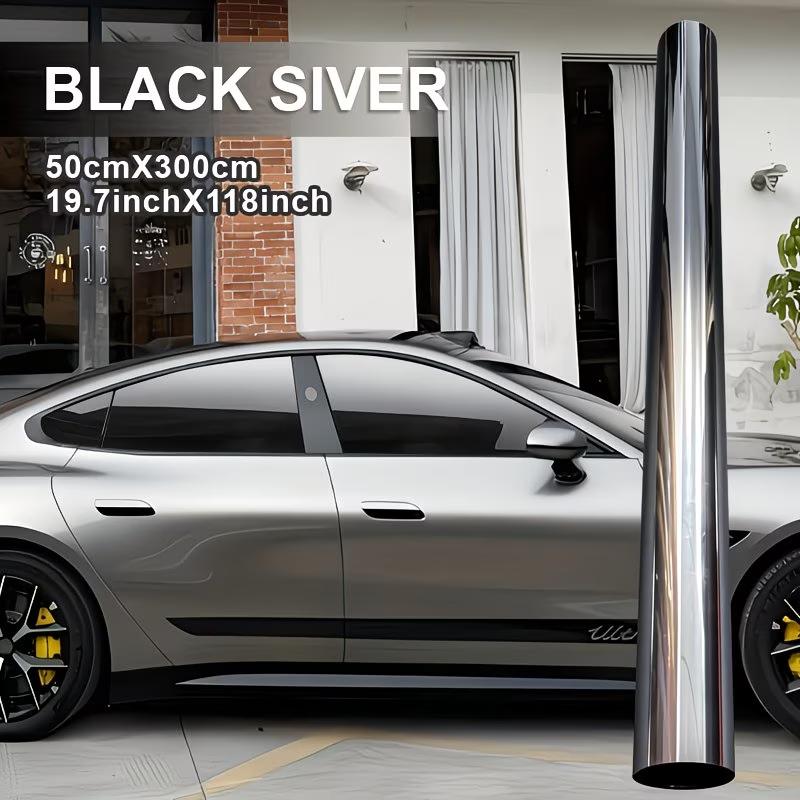 Car Window Privacy Film Gradient Tint Static Cling UV Protection Heat Shield
