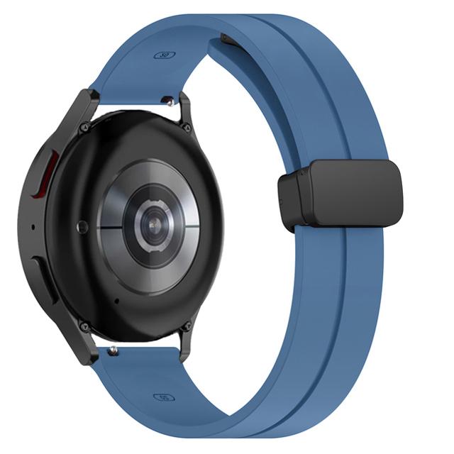 20mm 22mm Watch Strap For Samsung Galaxy watch 6/7/4/5 pro/classic/gear s3 Silicone Magnetic bracelet Huawei watch gt 4 2 3 band