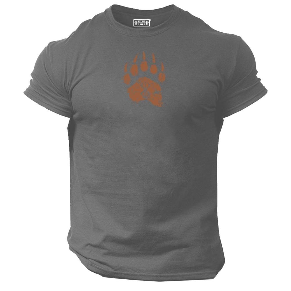 Maglietta Zampa d'Orso Abbigliamento Palestra Bodybuilding Allenamento Workout Esercizio Boxe Top
