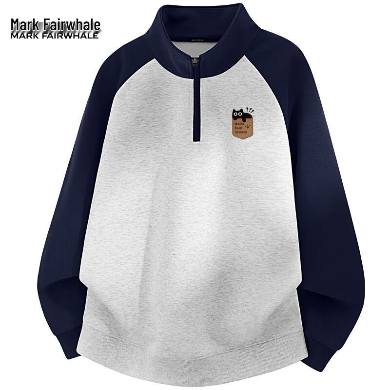 Mark Fairwhale Men s Heavy Half-Zip Stand-Collar Pullover 2XL