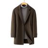 Men's Jacket Autumn and Winter Non-double-sided Cashmere Coat Casual Wool Woolen Short and Medium Trench Coat