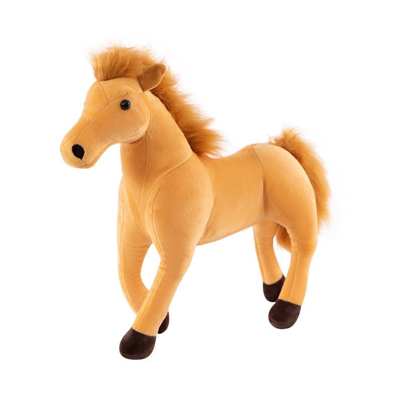 Peluche Cavallo Realistico Con Imbottitura in Cotone PP Per Bambini e Collezionisti