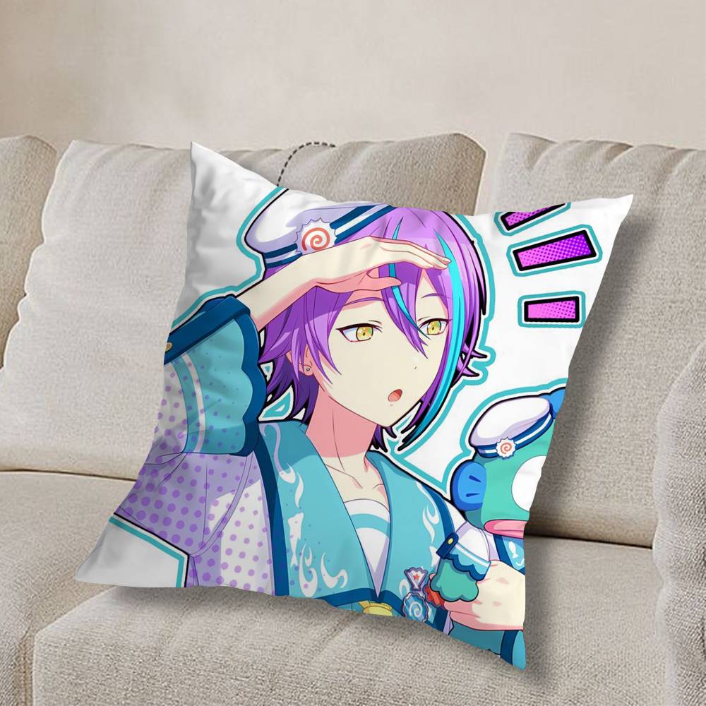 R-Rui Project Sekai Kamishiro  Pillow Case Sofa Living Room Bedroom Headboard Backrest Cushion Square Cushion Nap Time