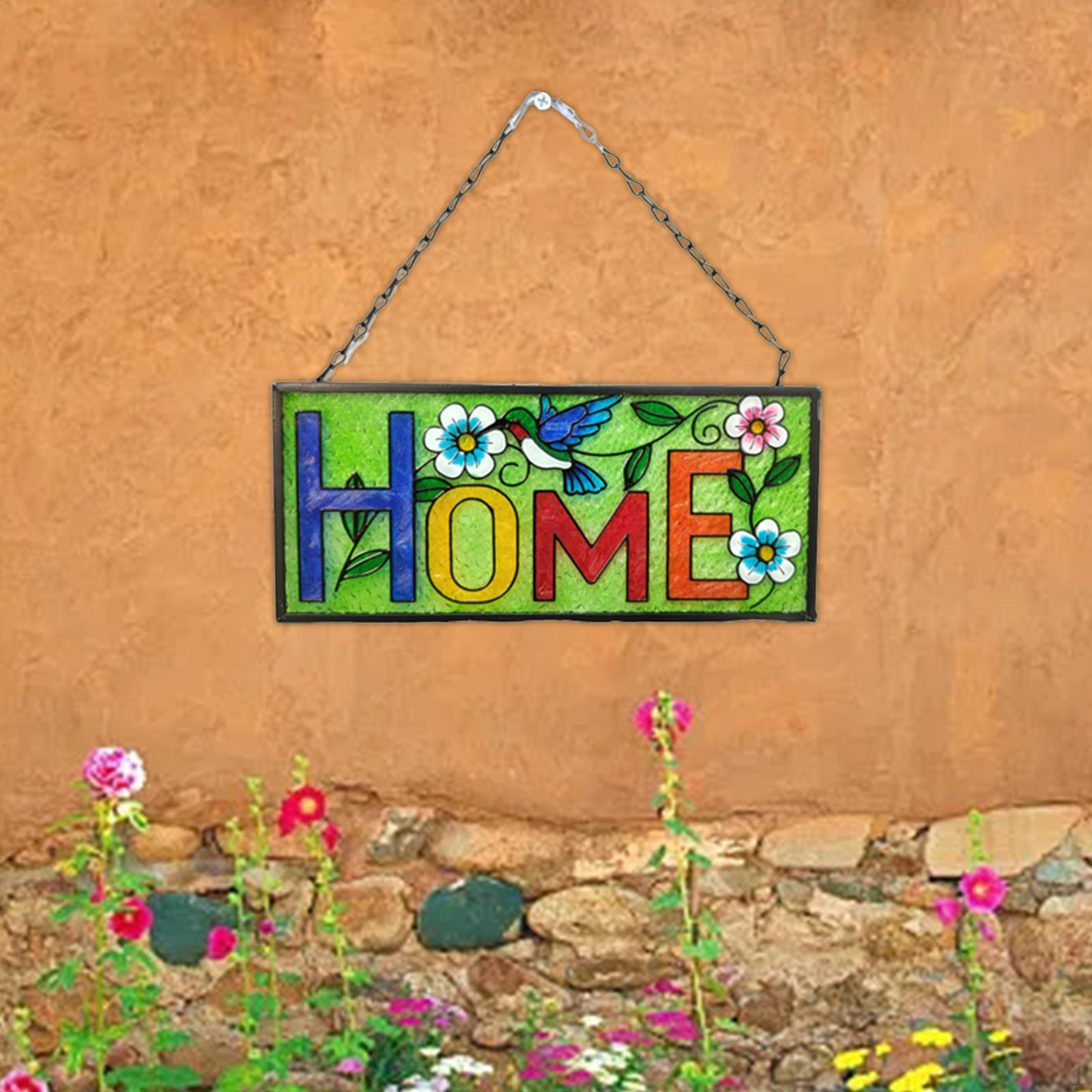 

Welcome Door Sign Themed Wall Art Farmhouse Porch Decor for Shop Bar