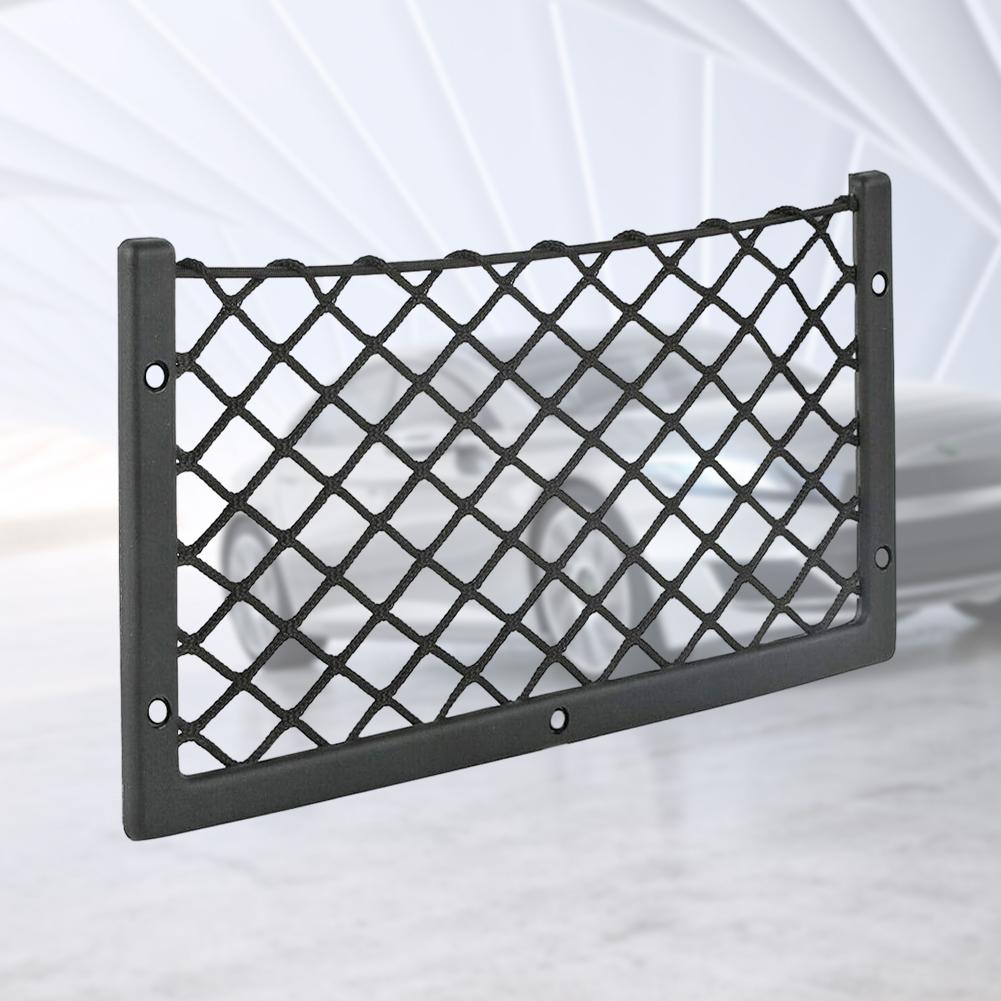 Car Seat Back Storage Net Elastic Cargo Mesh Nets Cargo Storage Shelf Large Mesh Bag for Caravan Motorhome Boat Camping Vehicle