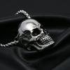 Punk Skull Pendant Necklaces For Women Men Gothic Hip Hop Skull Skeleton Clavicle Necklace Halloween Jewelry Gifts
