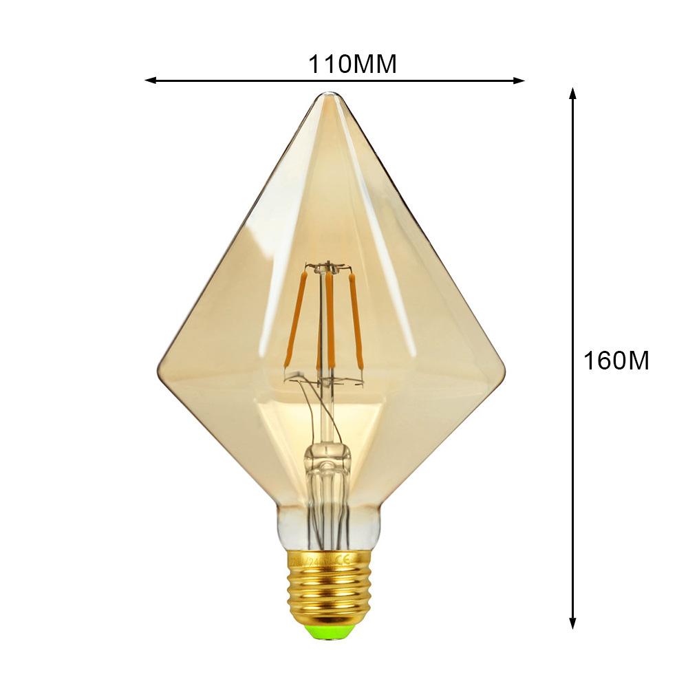 D5 Diamantförmige Retro-Stil Außenwandleuchte E27 Balkon Wandleuchte Wasserdicht Gartendekoration Außen Vintage Veranda Lampe