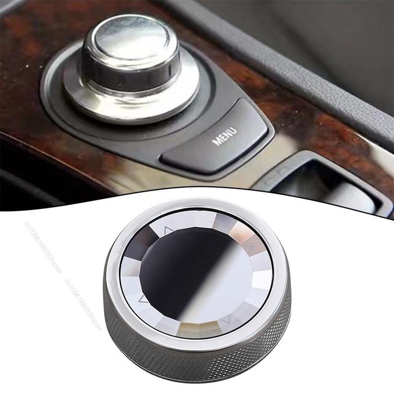 Botão multimídia Crystal IDrive Botão de controle central Botão de interruptor para BMW E60 E61 E70 E71 E72 E66 Série 5 X5 X6