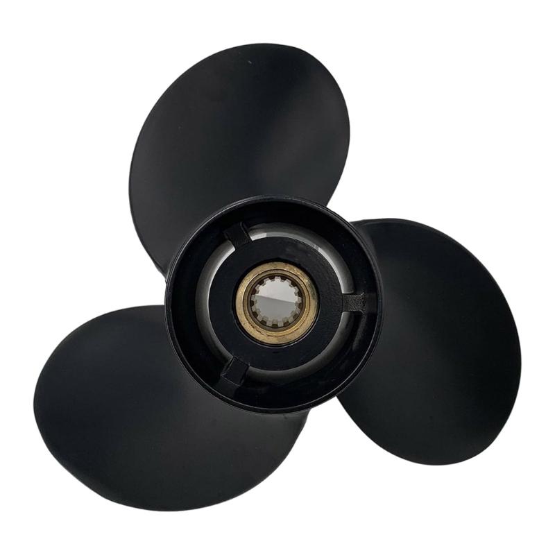 3-Blatt Außenborder-Propeller für 25PS 30PS 35PS 40PS 45PS 48PS 50PS 55PS 60PS 70PS Motoren 48-816704A45, 13 Zähne Keilverzahnung