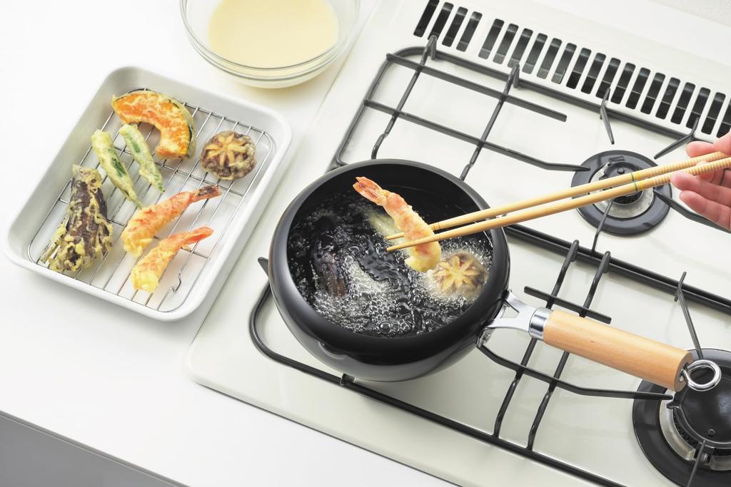 Larus IH Compatible Resistant Deep Fryer 20cm Oil-splash LA-20S